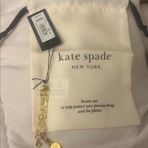 NWT Kate spade Gold Chain Bracelet